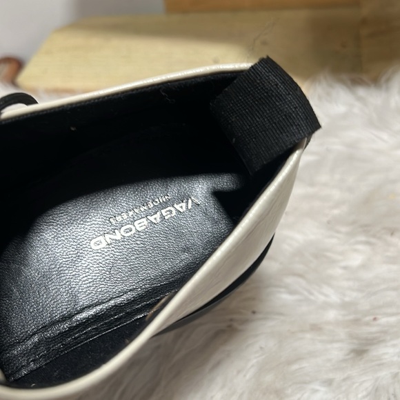 Vagabond Tara Platform Derby Off White &Black Size size 10 US - Picture 10 of 10